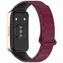 Ремешок Deexe Flexible Fit для Huawei Band 8 / 9 / 10 - Red / Black: фото 1 из 6