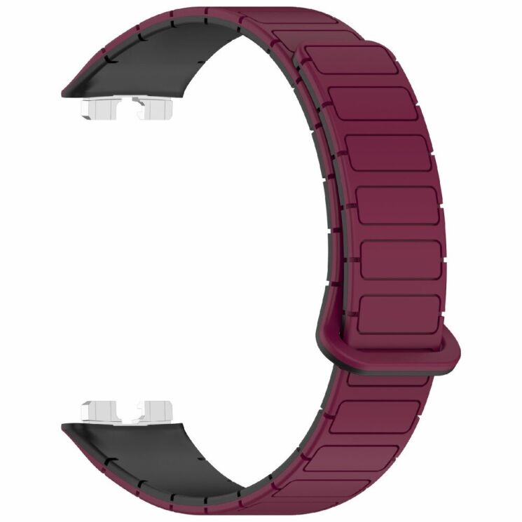 Ремешок Deexe Flexible Fit для Huawei Band 8 / 9 / 10 - Red / Black: фото 3 из 6