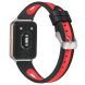 Ремінець Deexe Holes Design для Samsung Galaxy Fit 3 - Black / Red (349020BR). Фото 2 з 5