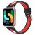 Ремінець Deexe Holes Design для Samsung Galaxy Fit 3 - Black / Red: фото 1 з 5