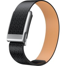Ремінець Deexe Leather Pattern для WHOOP 5.0 / MG - Black: фото 1 з 8