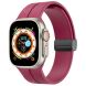 Ремешок Deexe Magnetic Braselet для Apple Watch 38 / 40 / SE 40 / 41 mm - Wine Red: фото 1 из 8