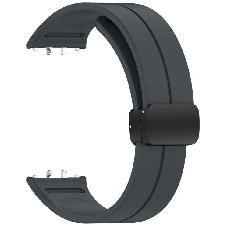 Ремешок Deexe Magnetic Braselet для Samsung Galaxy Fit 3 - Dark Grey: фото 3 из 9