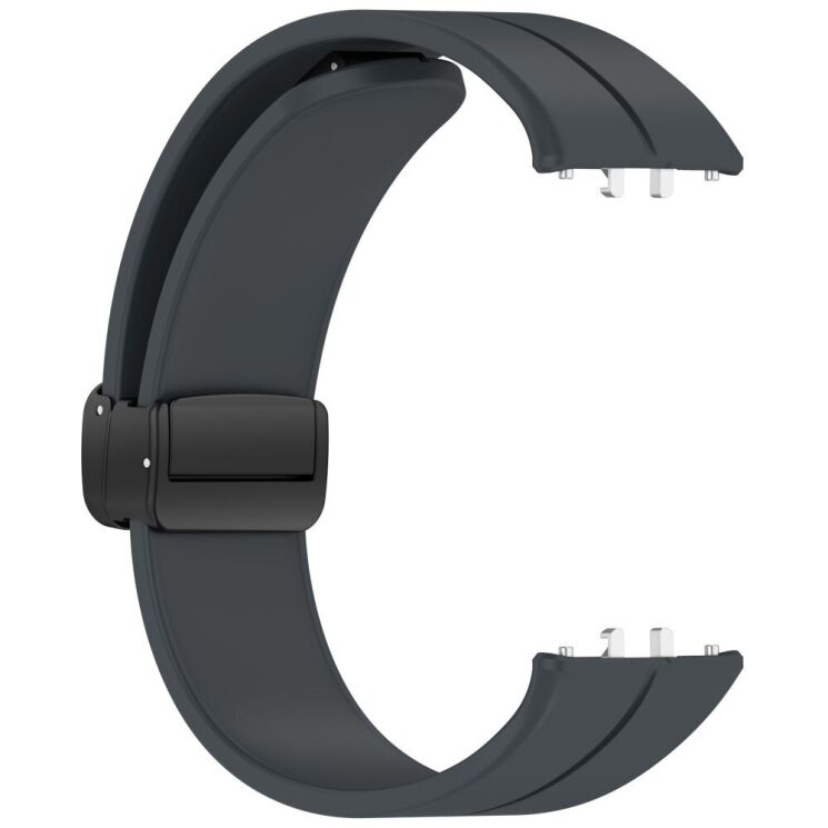 Ремешок Deexe Magnetic Braselet для Samsung Galaxy Fit 3 - Dark Grey: фото 4 из 9