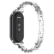 Ремешок Deexe Modern для Xiaomi Mi Smart Band 8 / 9 - Silver: фото 1 из 9