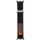 Ремінець Deexe Nylon Magic Tape для Samsung Galaxy Watch 8 (40/44mm) / 8 Classic - Black (384150B). Фото 3 з 5