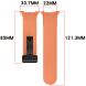 Ремешок Deexe Soft Line для Samsung Galaxy Watch 8 (40/44mm) / 8 Classic (43/47mm) / Ultra 2 - Orange (384001O). Фото 4 из 5