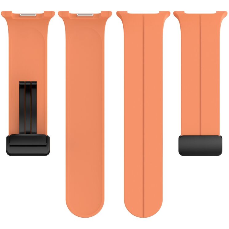 Ремешок Deexe Soft Line для Samsung Galaxy Watch 8 (40/44mm) / 8 Classic (43/47mm) / Ultra 2 - Orange: фото 3 из 5
