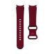 Ремінець Deexe Soft Silicone для Samsung Galaxy Watch 5 (40/44mm) / 5 Pro (45mm) - Wine Red (303106WR). Фото 3 з 3