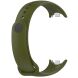 Ремешок Deexe Soft Silicone для Xiaomi Mi Smart Band 8 / 9 - Army Green (326042AG). Фото 3 из 5