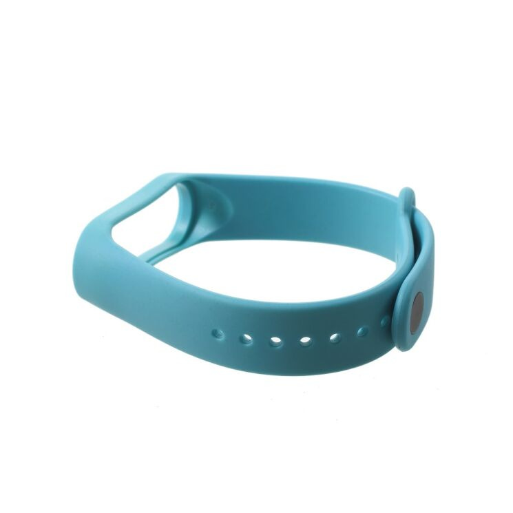 Ремінець Deexe Soft Touch для Xiaomi Mi Band 3 - Light Blue: фото 2 з 6