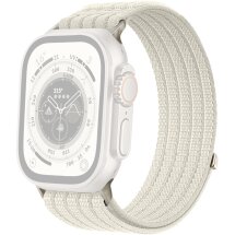 Ремешок Deexe Soft Weave для Apple Watch 49 / 46 / 45 / 44 / SE 44 / 42 (Series 1-3) / Ultra / Ultra 2 / Ultra 3 - Starlight: фото 1 из 5