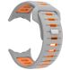 Ремешок Deexe Sport Design для Google Pixel Watch 3 (45mm) - Grey / Orange (380704HO). Фото 1 из 6