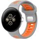 Ремешок Deexe Sport Design для Google Pixel Watch 3 (45mm) - Grey / Orange (380704HO). Фото 2 из 6