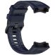 Ремінець Deexe Sport Series для Xiaomi Amazfit T-ReX 3 - Dark Blue (382704DB). Фото 3 з 9