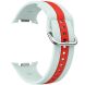 Ремешок Deexe Sport Strap для Samsung Galaxy Watch 8 (40/44mm) / 8 Classic - Mint Green / Red (384178GR). Фото 3 из 6