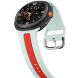 Ремешок Deexe Sport Strap для Samsung Galaxy Watch 8 (40/44mm) / 8 Classic - Mint Green / Red (384178GR). Фото 4 из 6
