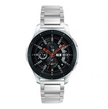 Ремінець Deexe Stainless Steel для Samsung Galaxy Watch 46mm / Watch 3 45mm / Gear S3 - Silver: фото 1 з 5