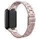Ремешок Deexe Stainless Style для Xiaomi Mi Band 7 Pro - Pink (301611P). Фото 1 из 3