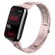 Ремешок Deexe Stainless Style для Xiaomi Mi Band 7 Pro - Pink (301611P). Фото 2 из 3