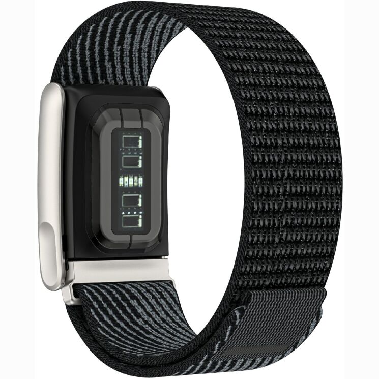 Ремешок Deexe Textile Strap для WHOOP 5.0 / MG - Black / Gray (403109BH) Ремешок Deexe Textile Strap для WHOOP 5.0 / MG - Black / Gray: фото 2 из 6