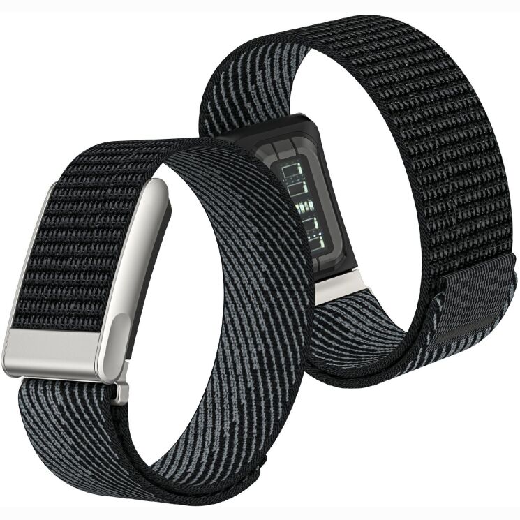 Ремешок Deexe Textile Strap для WHOOP 5.0 / MG - Black / Gray (403109BH) Ремешок Deexe Textile Strap для WHOOP 5.0 / MG - Black / Gray: фото 3 из 6