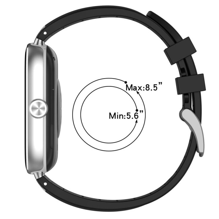 Ремешок Deexe Vortex для Xiaomi Redmi Watch 4 / Watch 5 / Mi Smart Band 8 Pro / Band 9 Pro - Navy Blue: фото 7 из 8