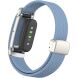 Ремінець для годинника Deexe Knitted Strap для Google Fitbit Air - Baby Blue (258017TT). Фото 3 з 5