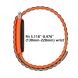 Ремешок для часов Deexe Mag Texture для Google Fitbit Air - Black / Orange (258012OB). Фото 8 из 8