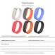 Ремешок для часов Deexe Mag Texture для Google Fitbit Air - Black / Orange (258012OB). Фото 7 из 8