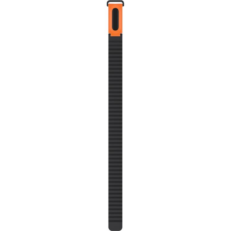 Ремешок для часов Deexe Mag Texture для Google Fitbit Air - Black / Orange: фото 4 из 8