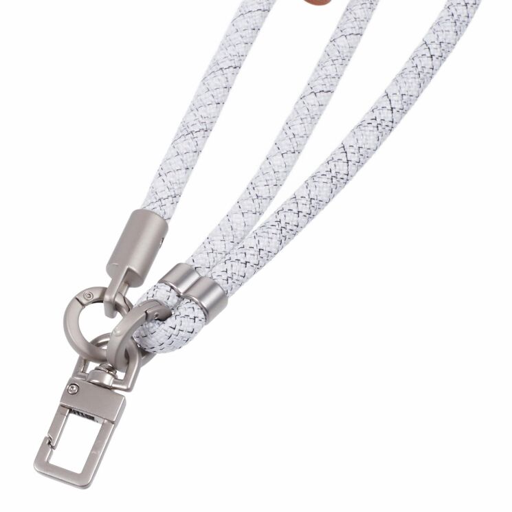 Ремінець для смартфона Deexe Crossbody Strap - Grey / White (98302827) Ремінець для смартфона Deexe Crossbody Strap - Grey / White: фото 5 з 5