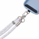 Ремінець для смартфона Deexe Crossbody Strap - Grey / White (98302827). Фото 3 з 5