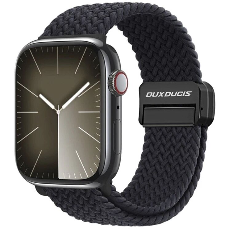 Ремінець DUX DUCIS Mixture Pro Series для Apple Watch 42 (Series 10) / 41 / 40 / SE 40 / 38 - Midnight: фото 1 з 6