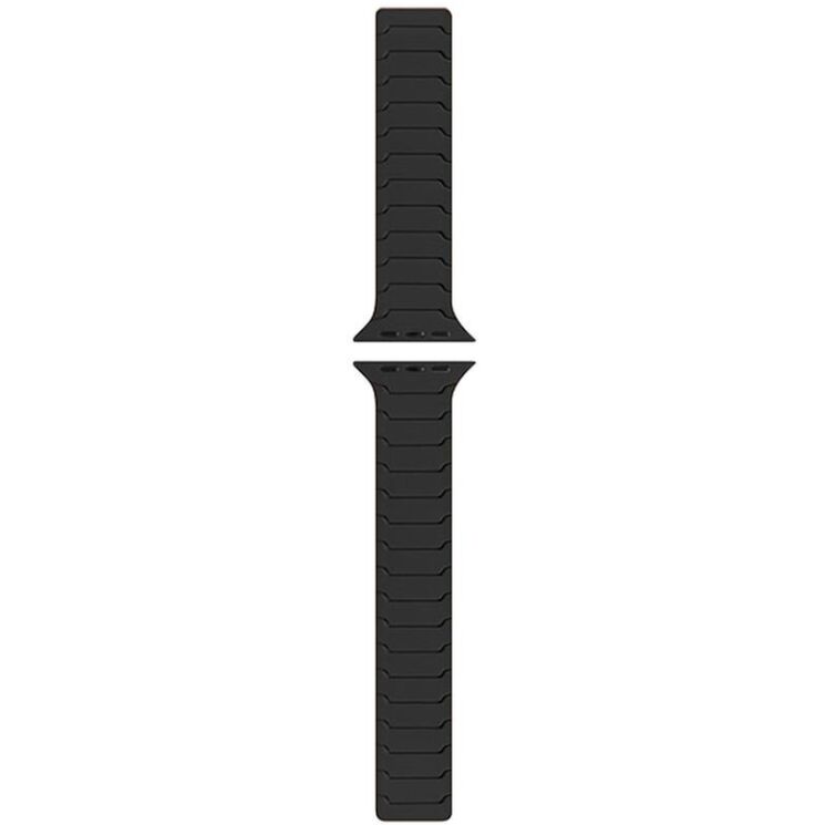 Ремешок Hoco WA39 для Apple Watch 42 (Series 10/11) / 41 / 40 / SE 40 / 38 - Black / Orange: фото 2 из 7