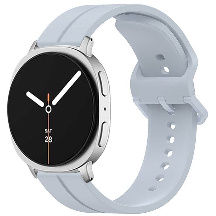 Ремешок KALEBOL Groove Design для Samsung Galaxy Watch 8 (40/44mm) / 8 Classic - Baby Blue: фото 2 из 5
