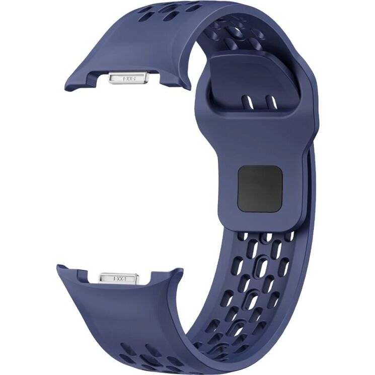 Ремінець KALEBOL Hole Design для Samsung Galaxy Watch 8 (40/44mm) / 8 Classic - Midnight Blue: фото 2 з 7