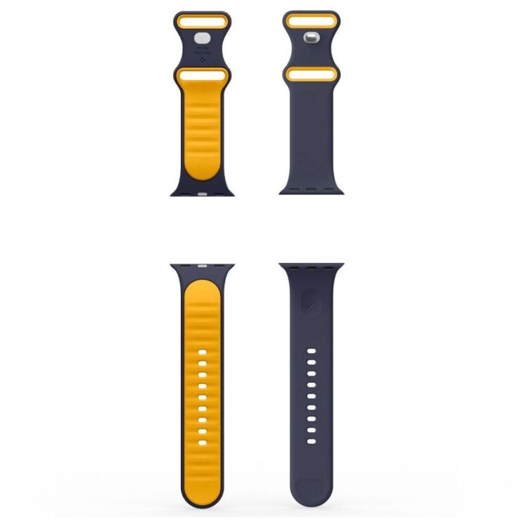 Ремешок Spigen (SGP) Nano Pop для Apple Watch 42 (Series 10) / 41 / 40 / SE 40 (AMP09325) - Blueberry Navy: фото 7 из 12