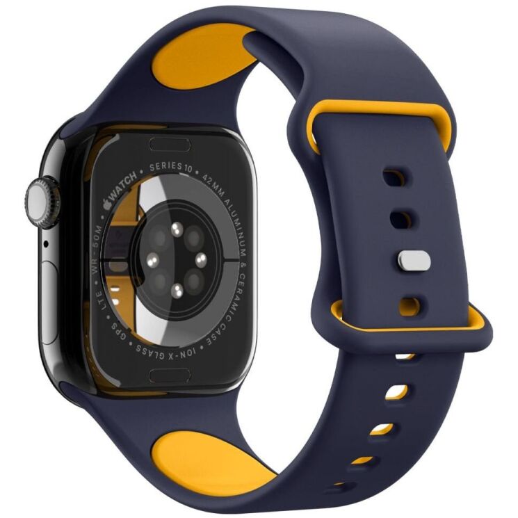 Ремешок Spigen (SGP) Nano Pop для Apple Watch 42 (Series 10) / 41 / 40 / SE 40 (AMP09325) - Blueberry Navy: фото 4 из 12