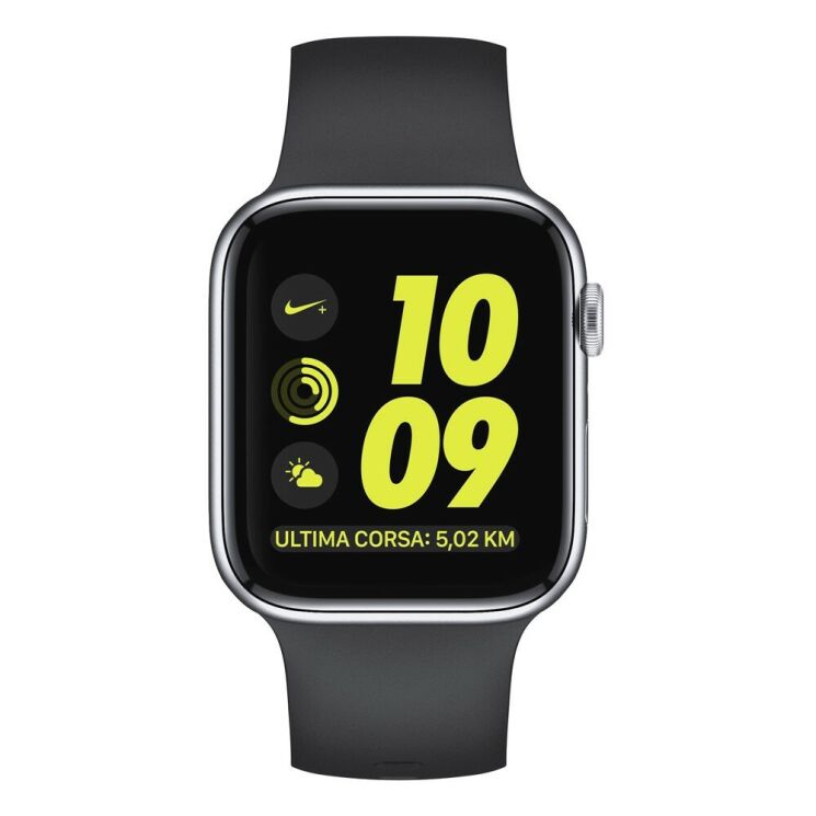 Ремінець UniCase Silicone Strap для Apple Watch 46 / 45 / 44 / SE 44 / 42 (Series 1-3) / Ultra / Ultra 2 / Ultra 3 - Black: фото 3 з 7