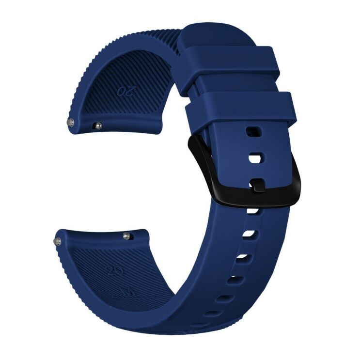 Ремешок UniCase Twill Texture Strap для Samsung Watch Active / Active 2 40mm / Active 2 44mm - Dark Blue: фото 1 из 1