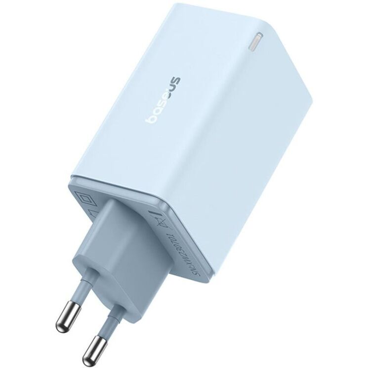 Сетевое зарядное устройство Baseus GaN6 Pro Fast Charger 2C+2U 65W + кабель Type-C to Type-C (100W) P10162701 - Galaxy Blue: фото 4 из 20