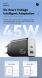 Мережевий зарядний пристрій ESSAGER 45W GaN Type-C + USB (ECT45W-LJB01-Z) - Black (960156B). Фото 9 з 13