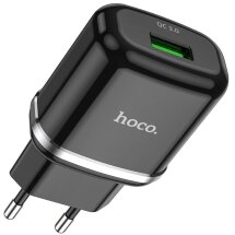 Мережевий зарядний пристрій Hoco N3 Special QC3.0 - Black: фото 1 з 7