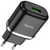 Мережевий зарядний пристрій Hoco N3 Special QC3.0 - Black (141840B)