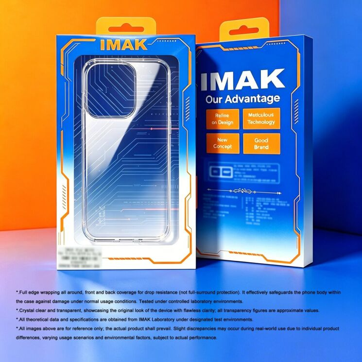 Силиконовый чехол IMAK UX-10 Series для OPPO Reno 16 / 16 Pro - Transparent (413207T) Силиконовый чехол IMAK UX-10 Series для OPPO Reno 16 / 16 Pro - Transparent: фото 9 из 9