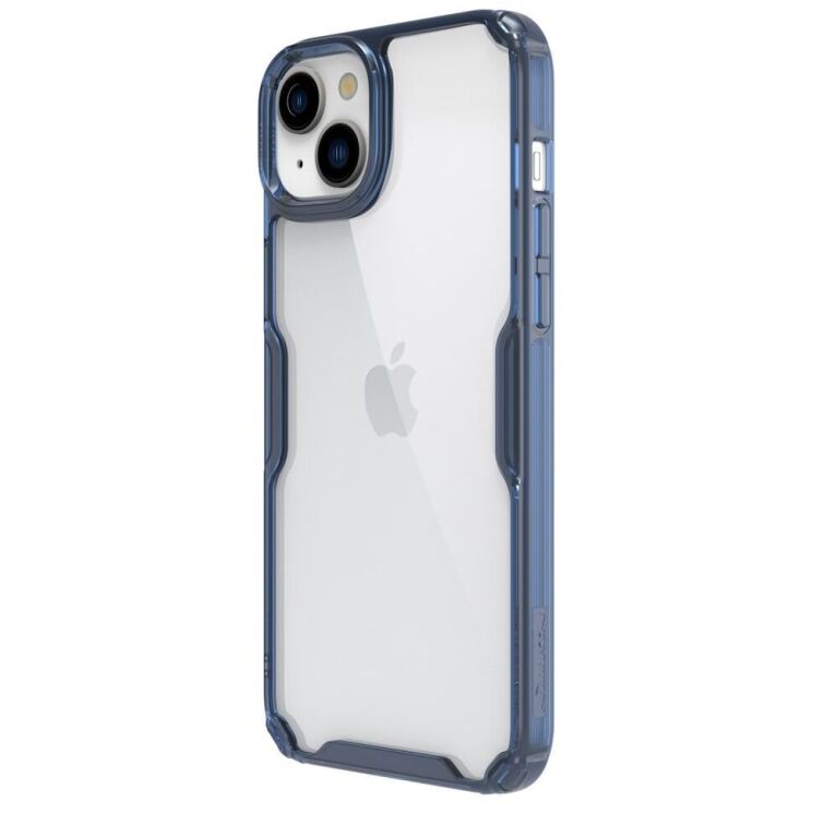 Силиконовый чехол NILLKIN Nature TPU Pro для Apple iPhone 15 - Blue: фото 4 из 20