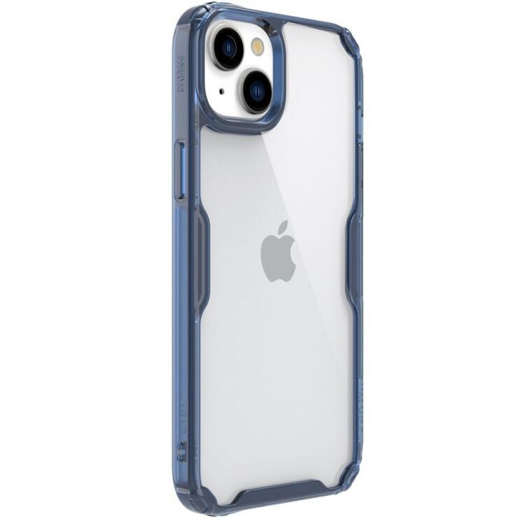 Силиконовый чехол NILLKIN Nature TPU Pro для Apple iPhone 15 - Blue: фото 3 из 20