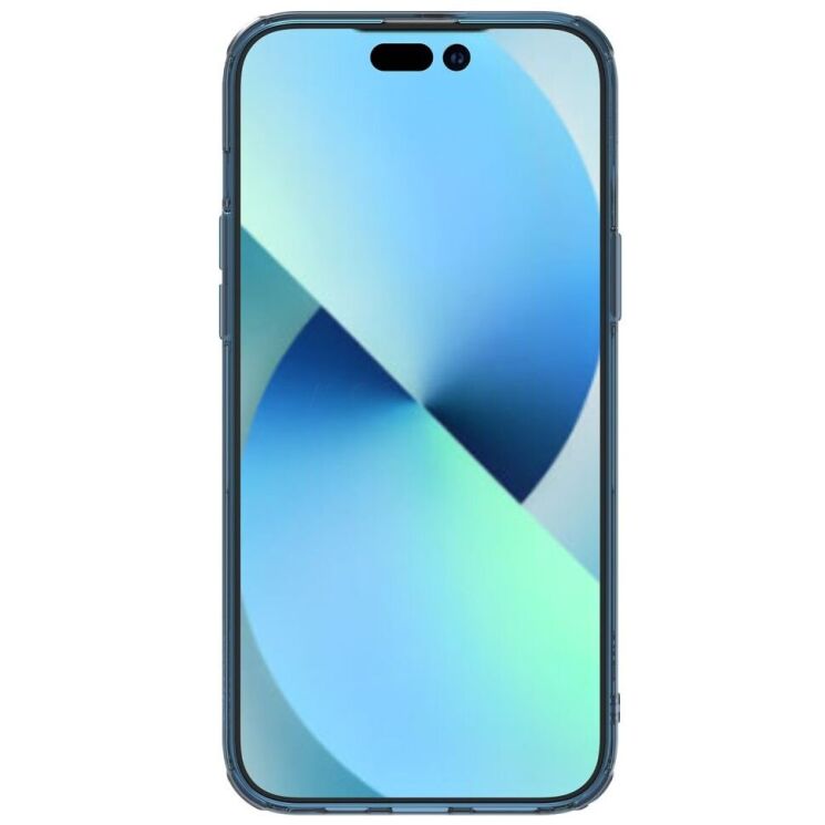 Силиконовый чехол NILLKIN Nature TPU Pro для Apple iPhone 15 - Blue: фото 2 из 20