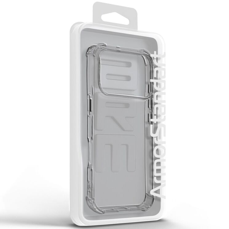 Силіконовий (TPU) чохол ArmorStandart Air Force для Apple iPhone 17 Pro - Transparent: фото 3 з 6